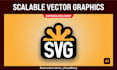 recreate as vector, edit, fix, and repair svg logo