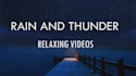 create relaxing rain video for your channel