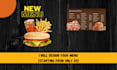 design modern restaurant menu, food menu