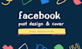 create awesome facebook post design