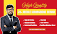 do 70 high quality article submission