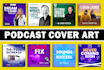 design professional podcast cover art