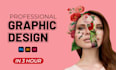be your graphic designer in adobe illustrator