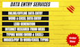 do data entry internet research, copy paste and typing jobs