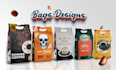 design coffee bag , coffee packaging and coffee label