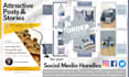 design attractive social media posts, stories and reels
