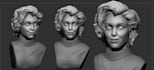 make 3d face,head, likeness sculpting