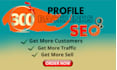 build 300 high da SEO profile backlinks without spam score