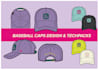 design your baseball caps techpack and hats sketch
