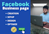 do facebook business page creation , setup and post boost