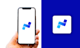 design modern mobile app icon and app logo design