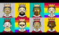 draw pixel art nft base and traits