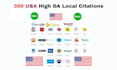 do top 300 USA local citations and directory submission