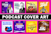 design unique  podcast cover art