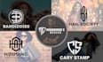 do initial letters, monogram, and clothing brand logo design