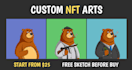 create nft art character and generated 10,000 for your collection