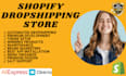 build automated shopify dropshipping store