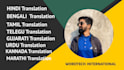 translate bengali, hindi, kannada, tamil, telugu, urdu, marathi, gujarati