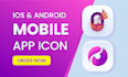 design modern app icon logo