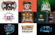 design a professional logo with copyright and trademark