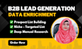 data enrichment, b2b, and linkedin lead generation