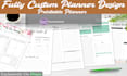 design custom planner, calendar or journal layout and cover