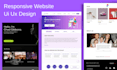 design web template figma web design mockups wireframes website UI UX design