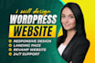 design responsive wordpress website design and web design