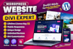 design divi wordpress website and divi theme customization