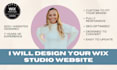 design you a custom wix website in wix studio