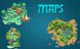 make pixel art maps , assets, effect any thing for  games