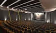 3d rendering of cinema architecture and interior design
