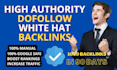 do SEO and create high quality do follow backlinks