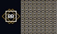 design logo initials luxury monogram pattern