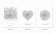 design personalized heart icon city maps for valentines day