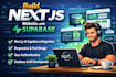 build next js website with supabase