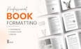 do book formatting and layout design for print and kindle ebook