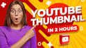 design 2 amazing youtube thumbnails in 2 hours