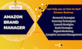 be your amazon virtual assistant, amazon brand manager