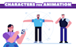 draw a animated puppet character