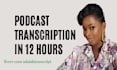 transcribe bulk audio and video book podcast transcription