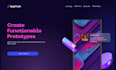 design your app prototype in figma or adobe xd
