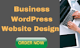 create a business wordpress website design
