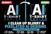 make your ai shirt design print ready