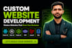 develop your react, next js, node js, laravel full stack web application