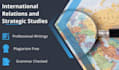 write on international relations and strategic studies