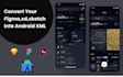 convert figma to XML, PSD to XML in android studio