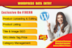 do wordpress data entry and woocommerce product listing
