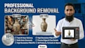 professionally remove background from images and photos