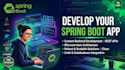 develop spring boot app using java, kotlin, and relational databases
